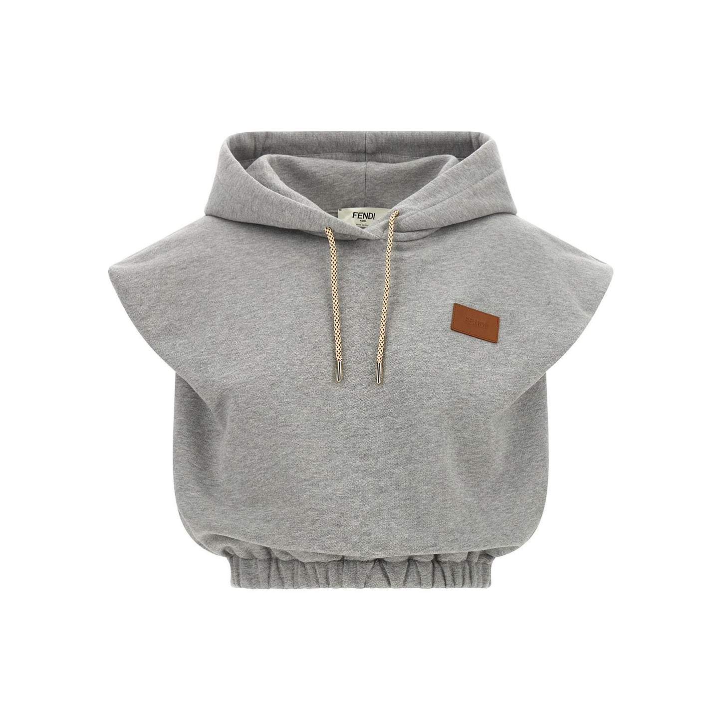 Fendi Gray Cotton Sweatshirt