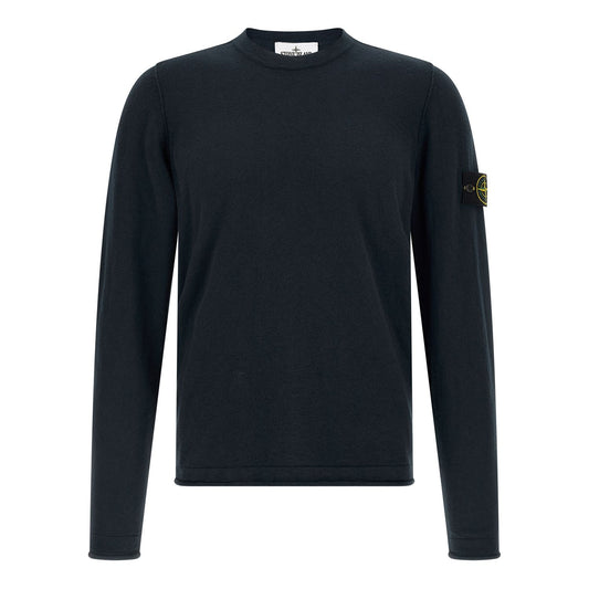 Stone Island Blue Cotton Cardigan
