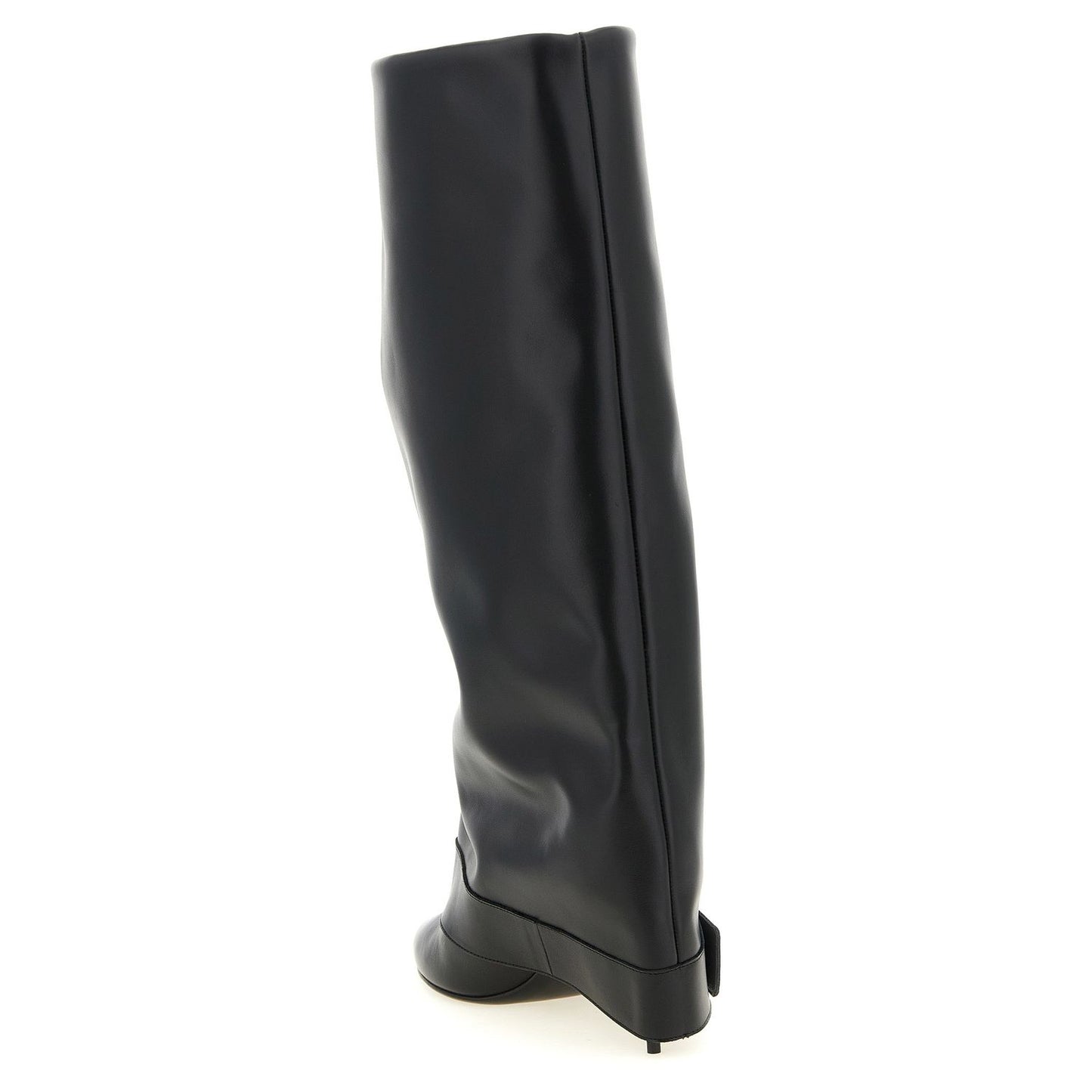 Balmain Black Calfskin Over The Knee