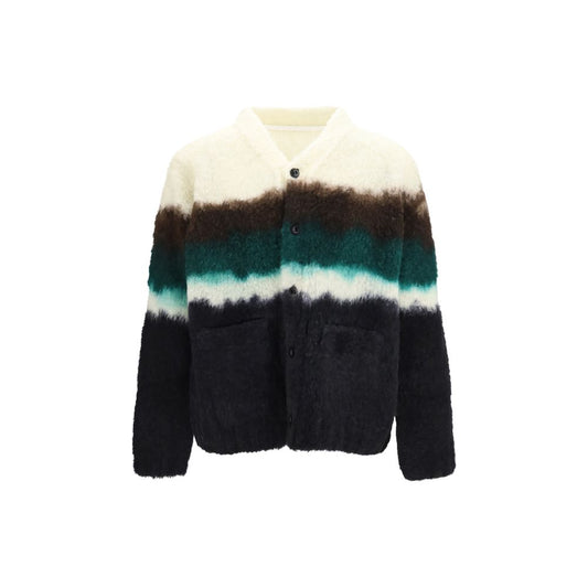 Sacai Multicolor Wool Oves Aries Cardigan
