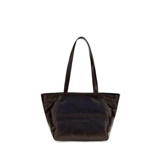 Alexander Wang Brown Calf Leather Bos Taurus Shoulder Bag