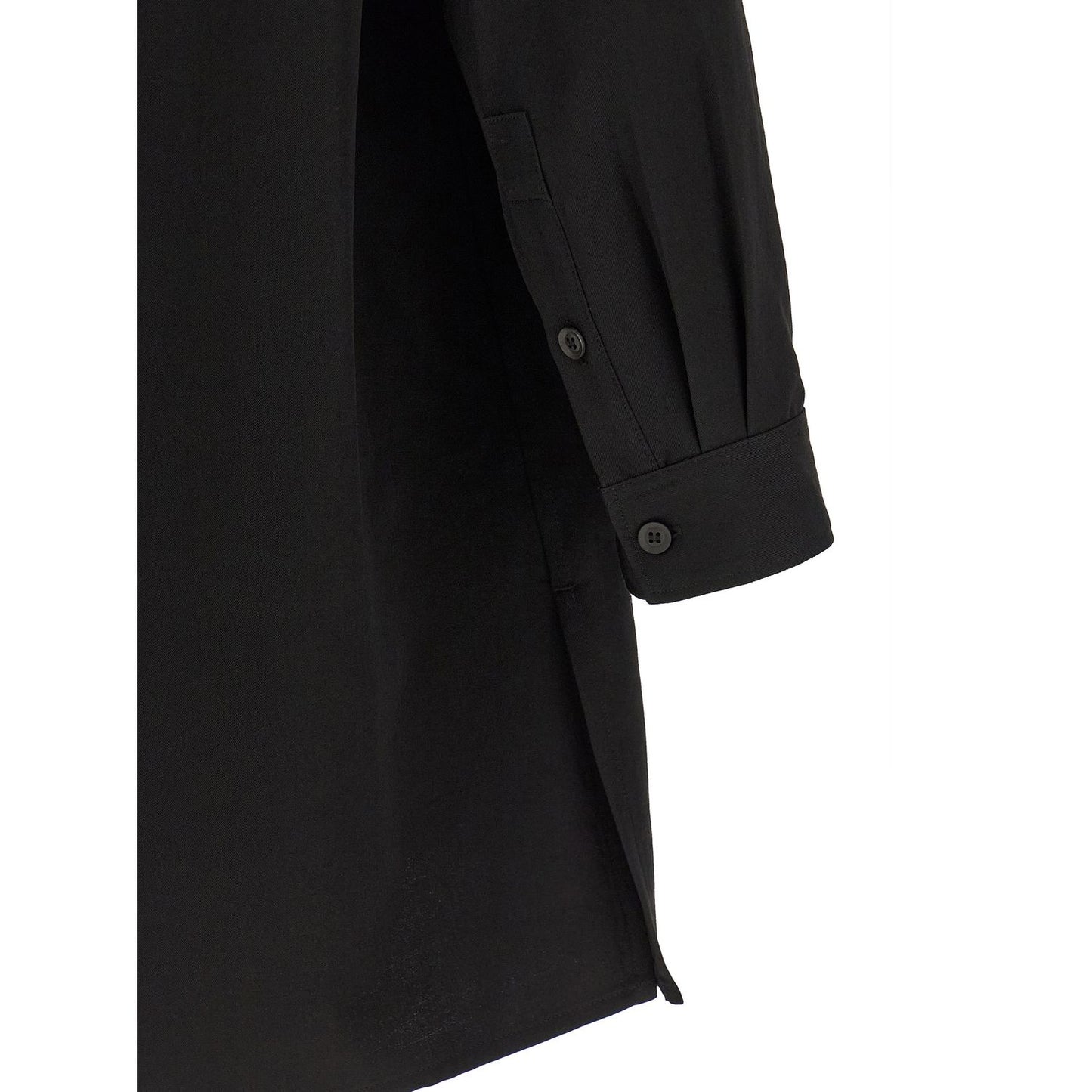 Yohji Yamamoto Black Wool Blouse