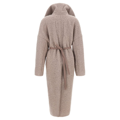 Rick Owens Multicolor Marabou Coat