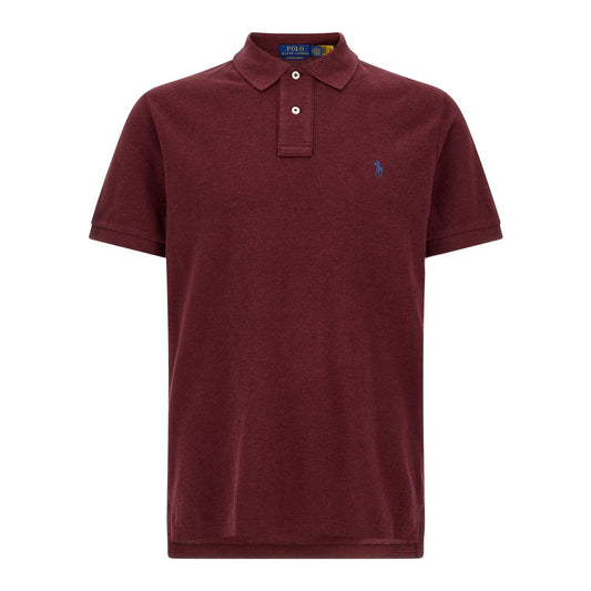 Polo Ralph Lauren Bordeaux Cotton Polo Shirt