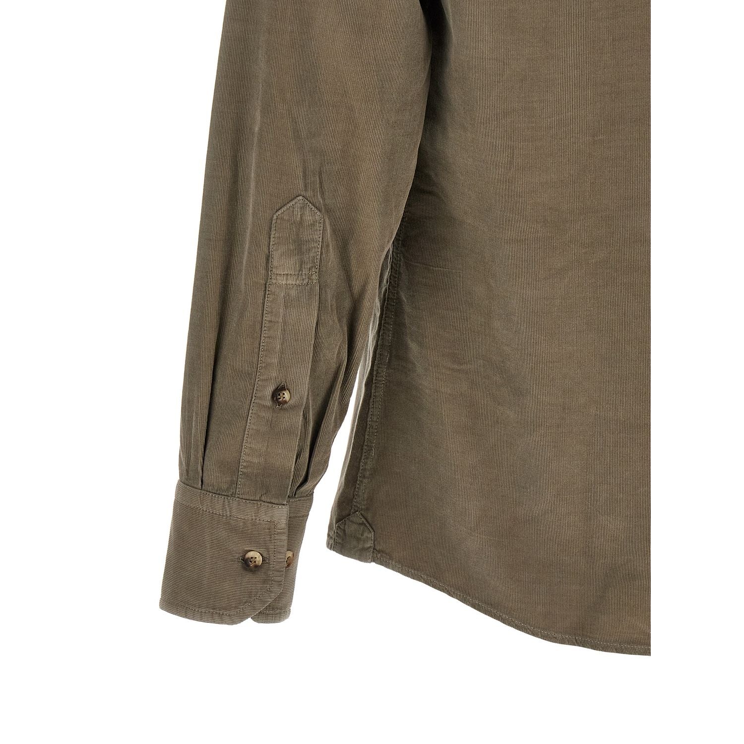 Brunello Cucinelli Bicolor Cotton Blouse