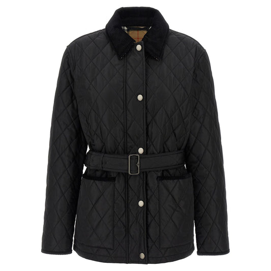 Burberry Black Polyamide Full-Length Jacket