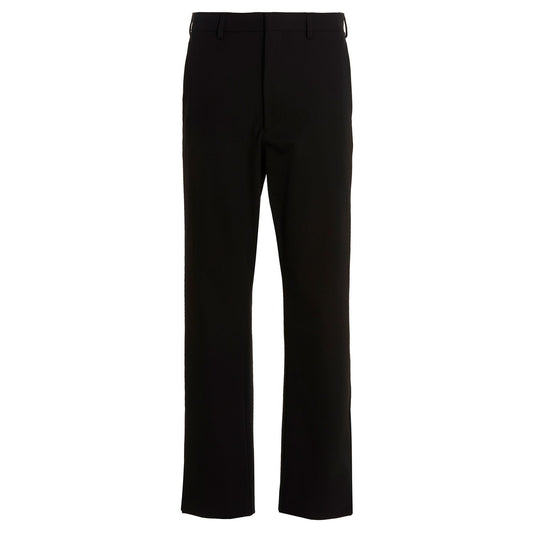 Prada Black Polyester Casual Pants