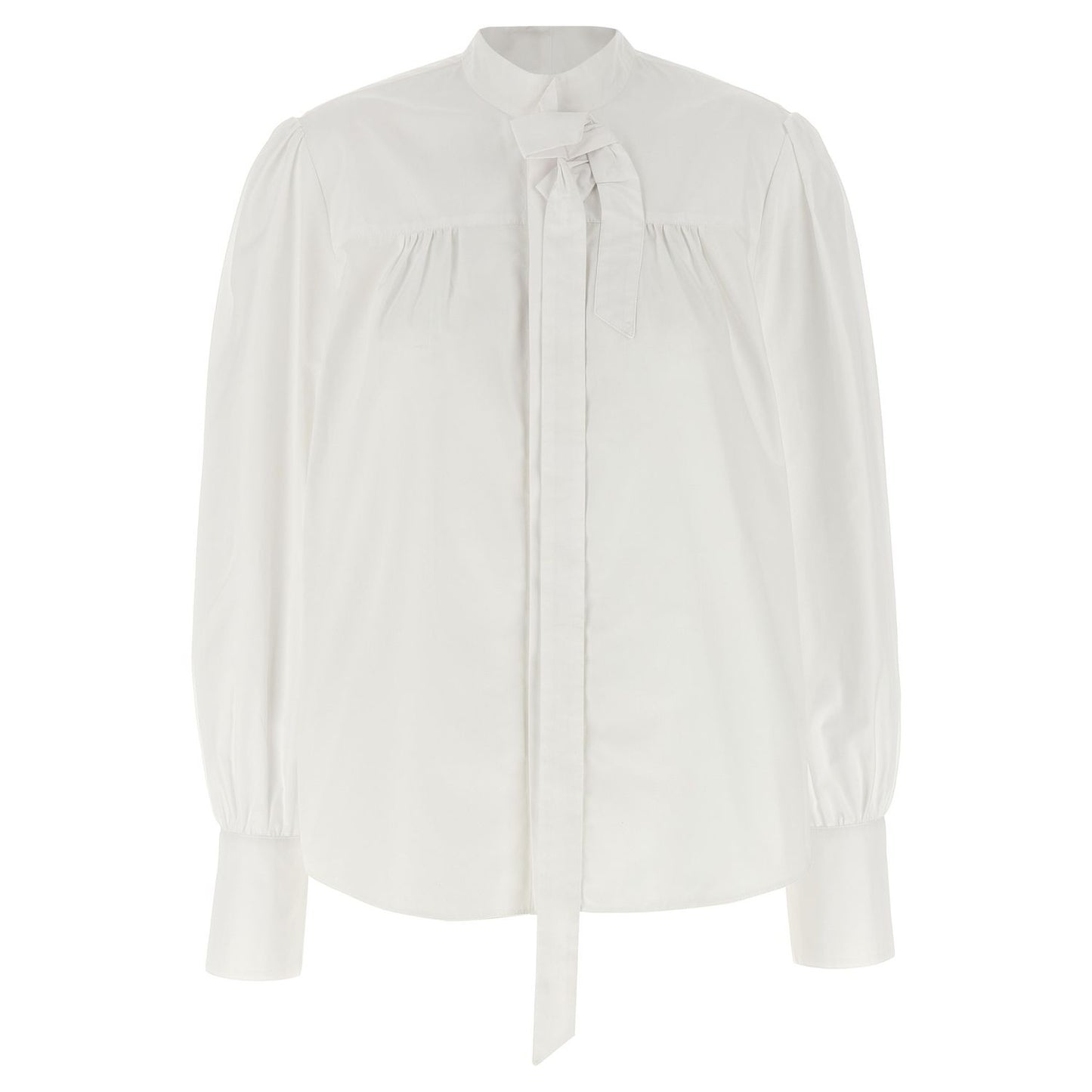 Prada White Cotton Blouse