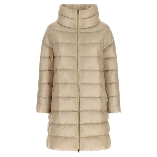 Herno Beige Polyamide Coat