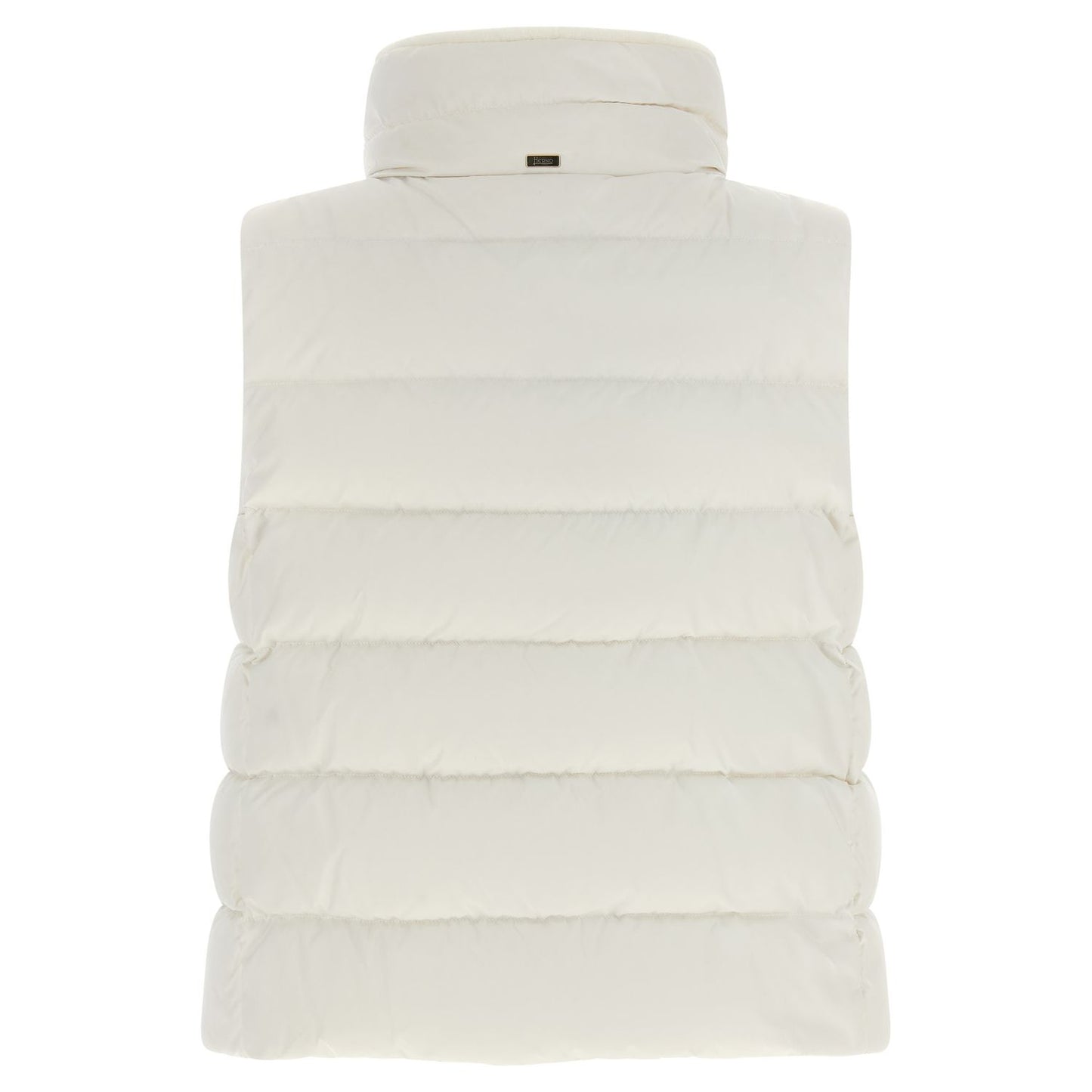 Herno White Polyester Sleeveless Jacket