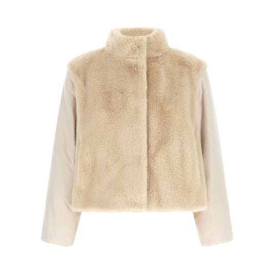 Herno Beige Polyester Full-Length Jacket