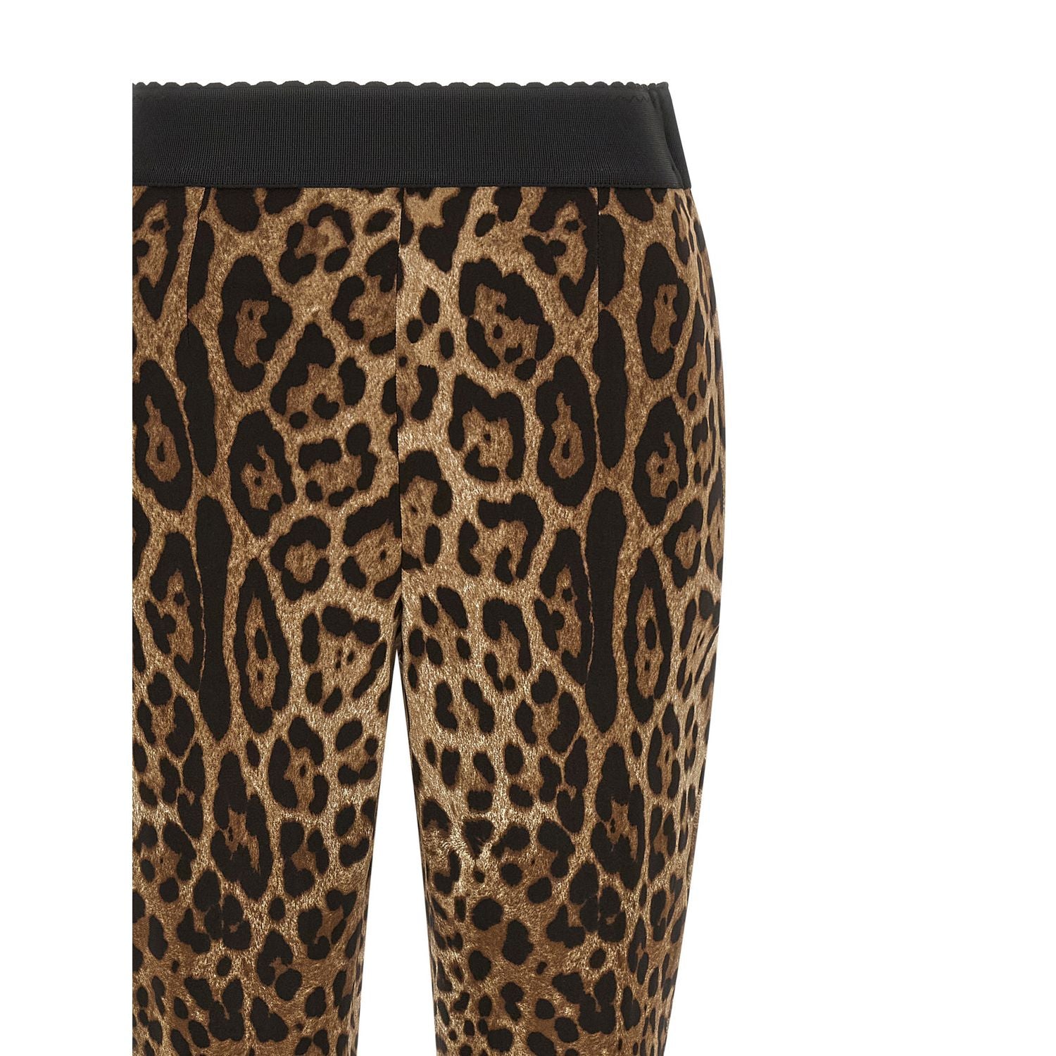Dolce & Gabbana Brown Viscose Leggings