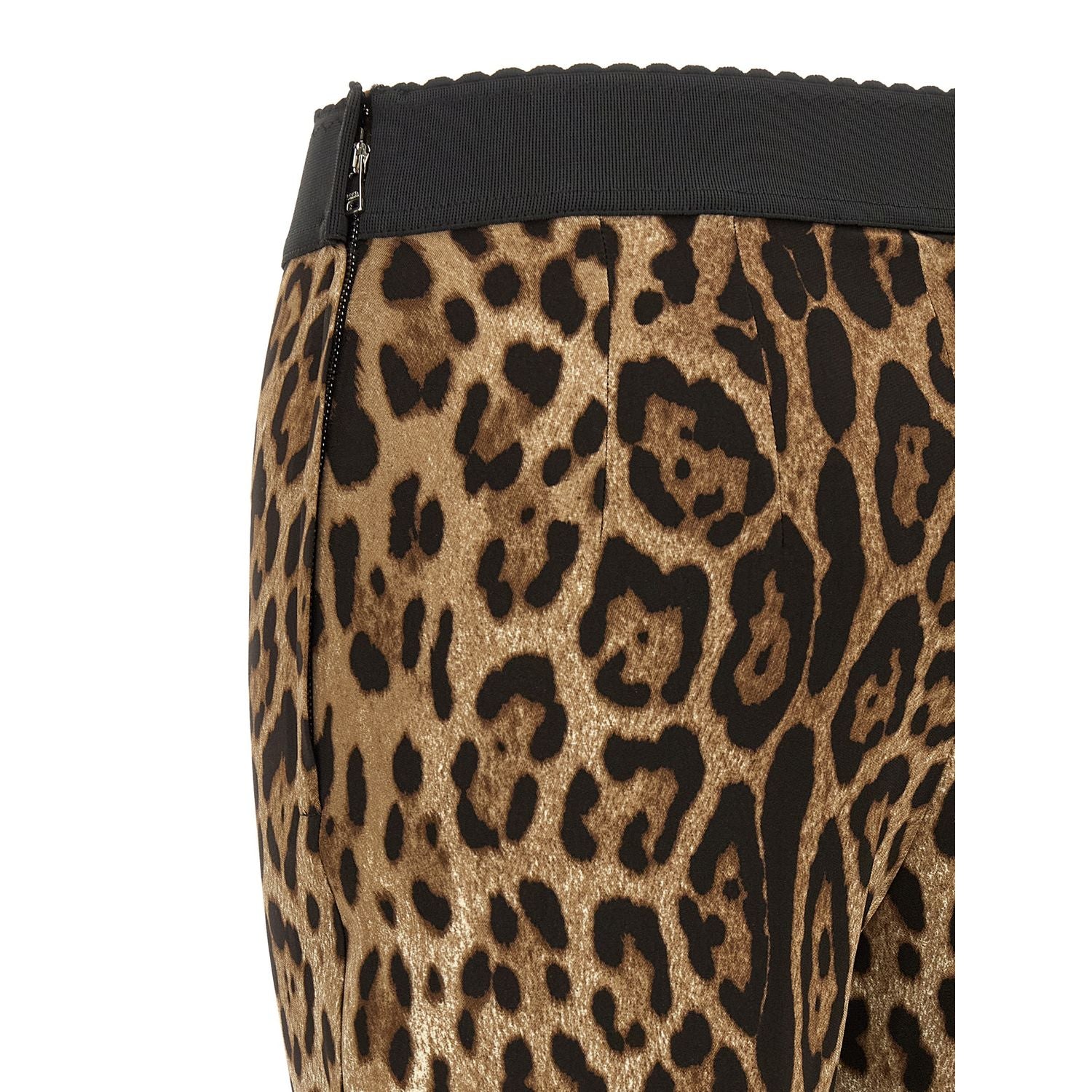 Dolce & Gabbana Brown Viscose Leggings