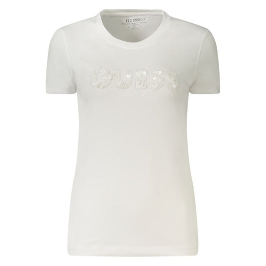 Guess Jeans White Cotton Women's T-Shirt
