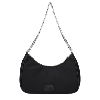 Karl Lagerfeld Black Fabric Shoulder Bag