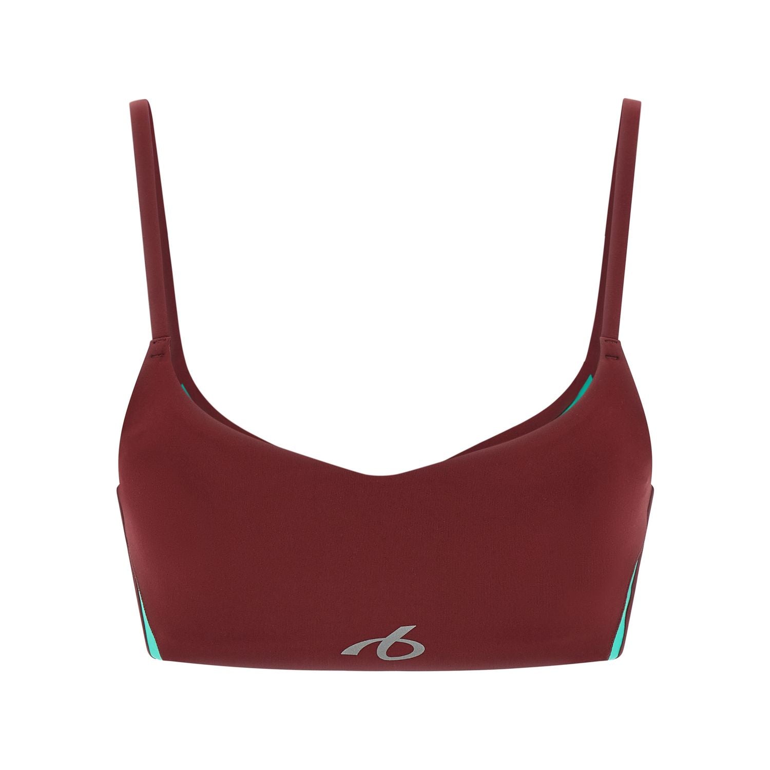Balenciaga Bordeaux Polyamide Sport Bra