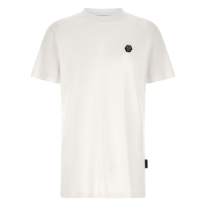 Philipp Plein White Cotton T-Shirt