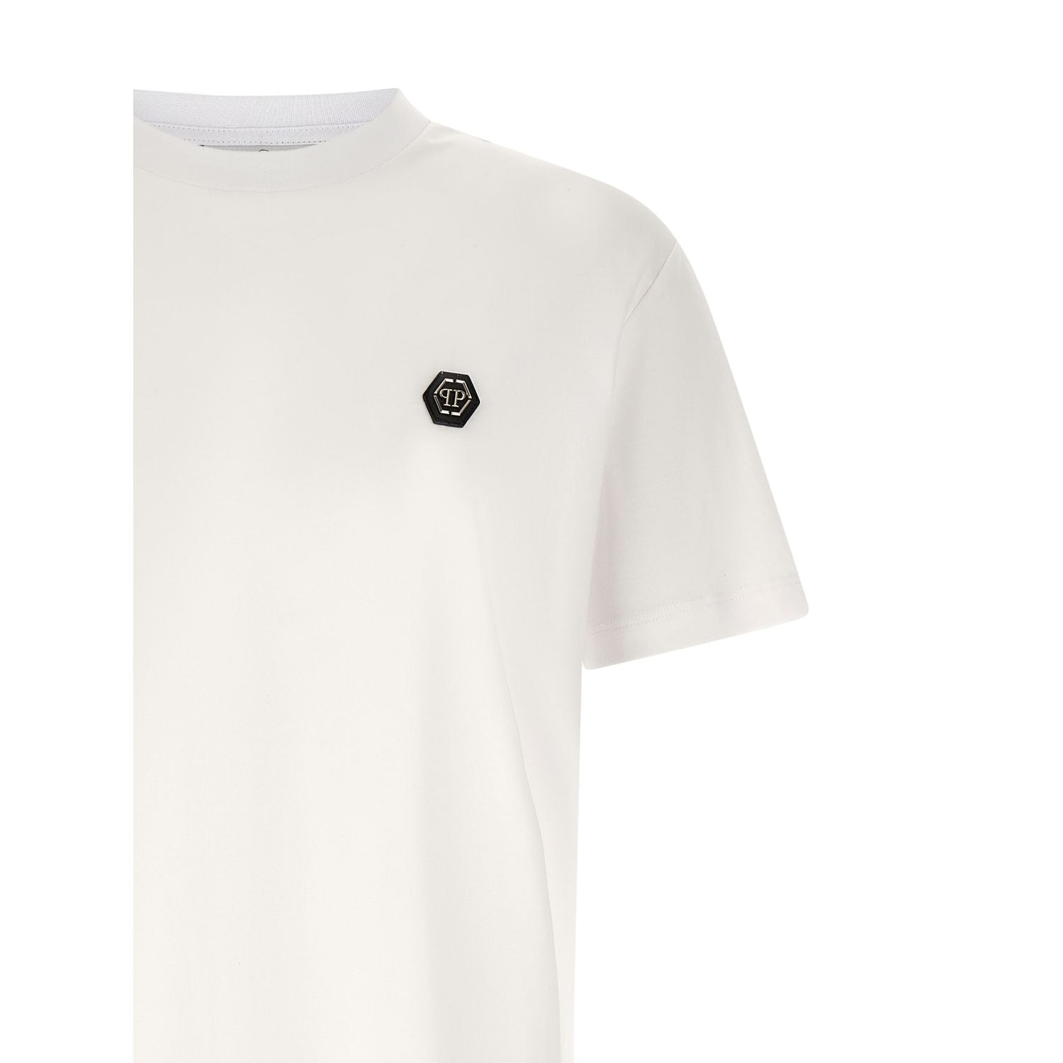 Philipp Plein White Cotton T-Shirt