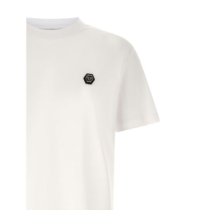 Philipp Plein White Cotton T-Shirt