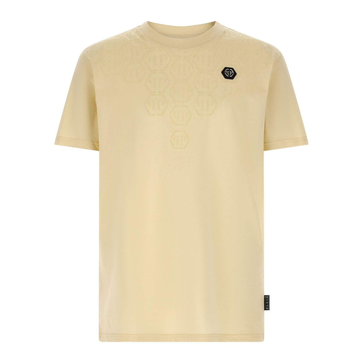 Philipp Plein Beige Cotton T-Shirt