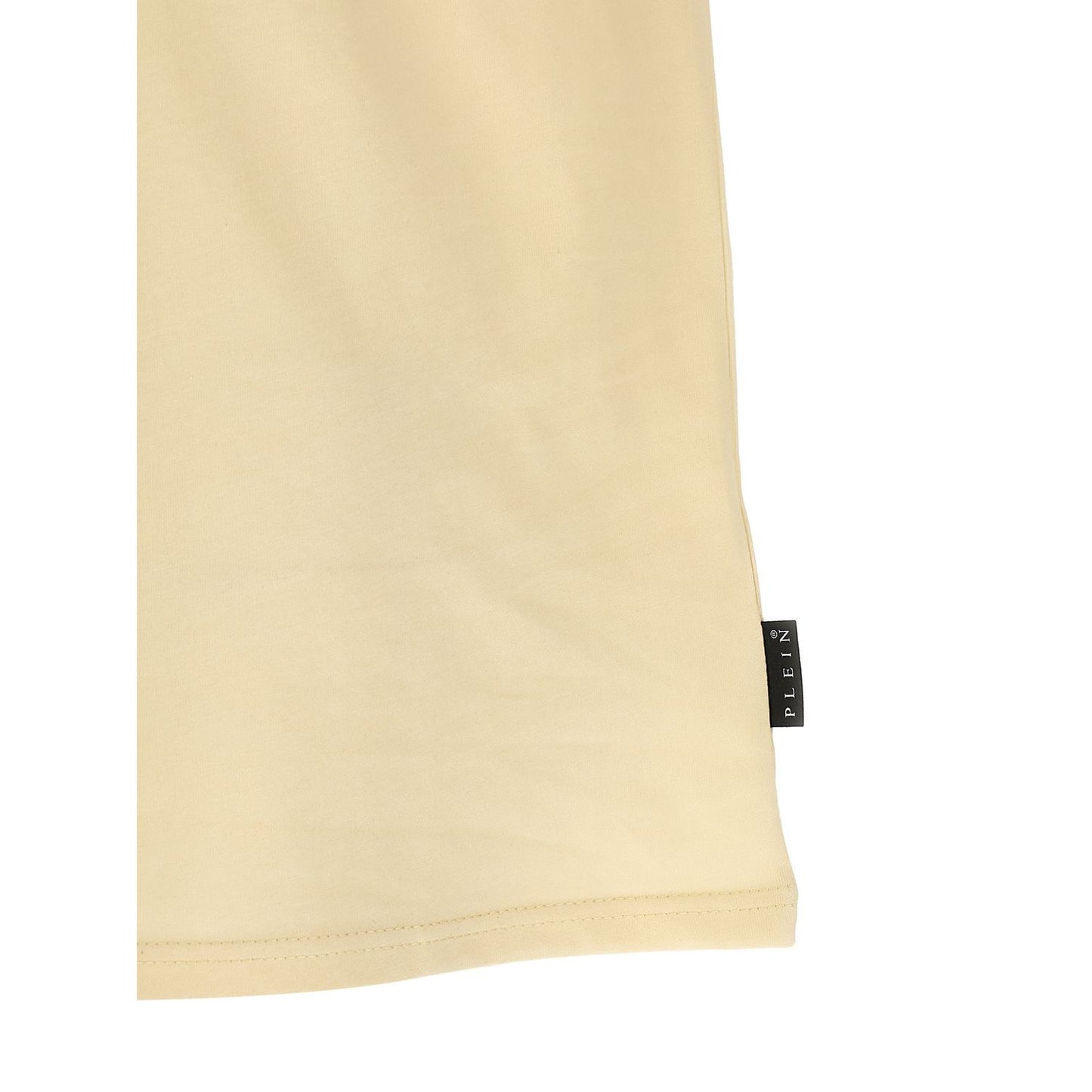 Philipp Plein Beige Cotton T-Shirt