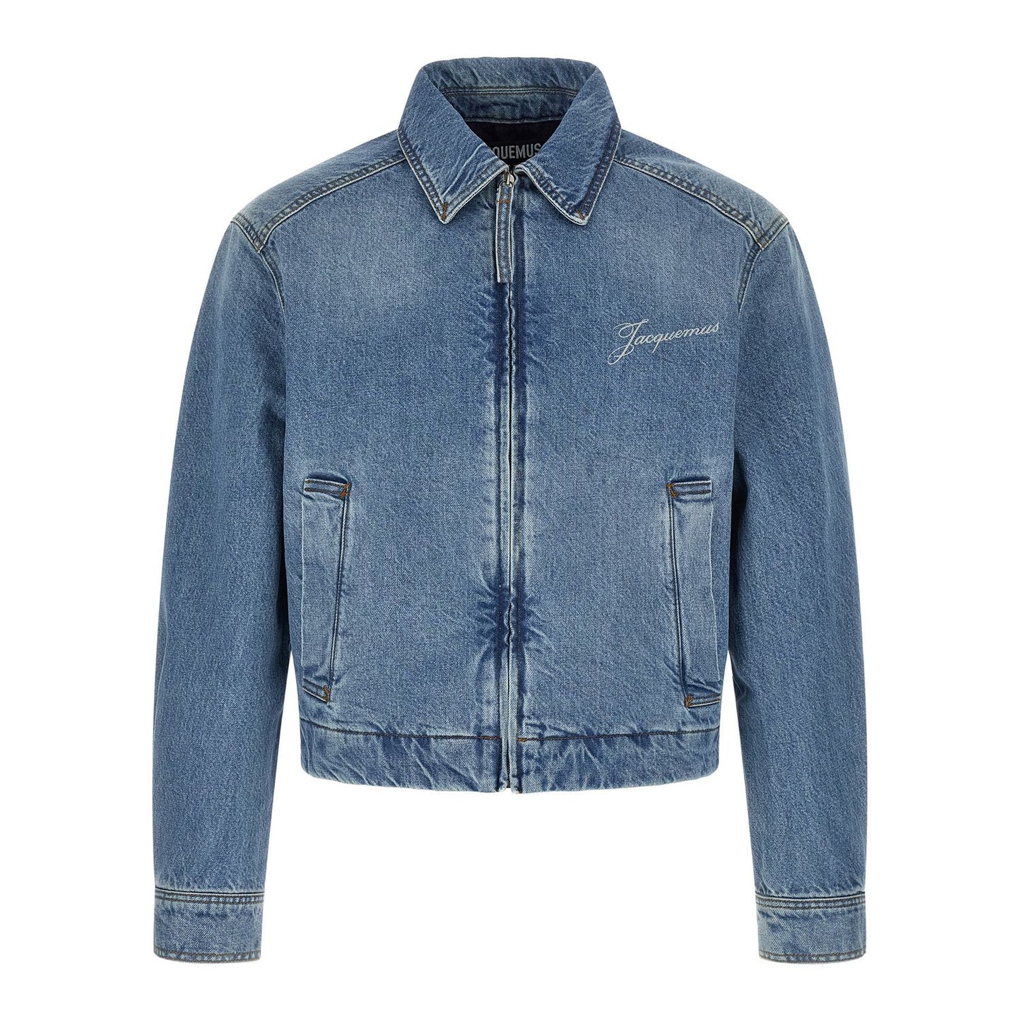 Jacquemus Blue Cotton Denim Jacket