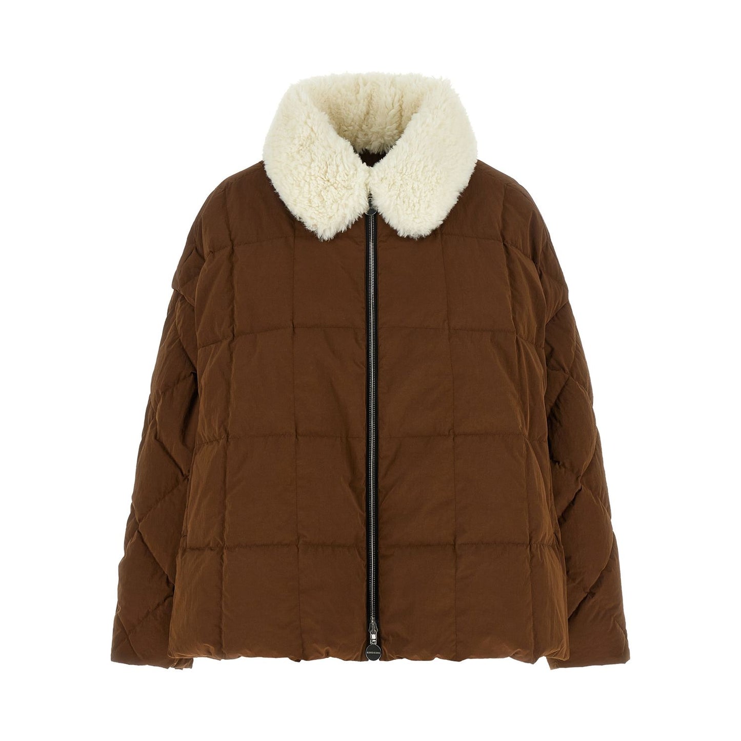 IENKI IENKI Brown Polyester Full-Length Jacket