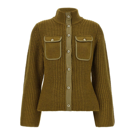 PINKO Bicolor Polyester Cardigan