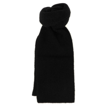 Dries Van Noten Black Wool Foulard