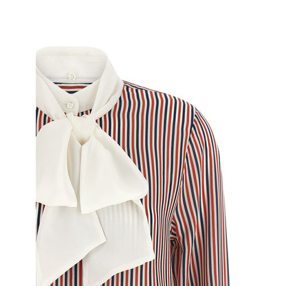 Thom Browne Multicolor Silk Blouse