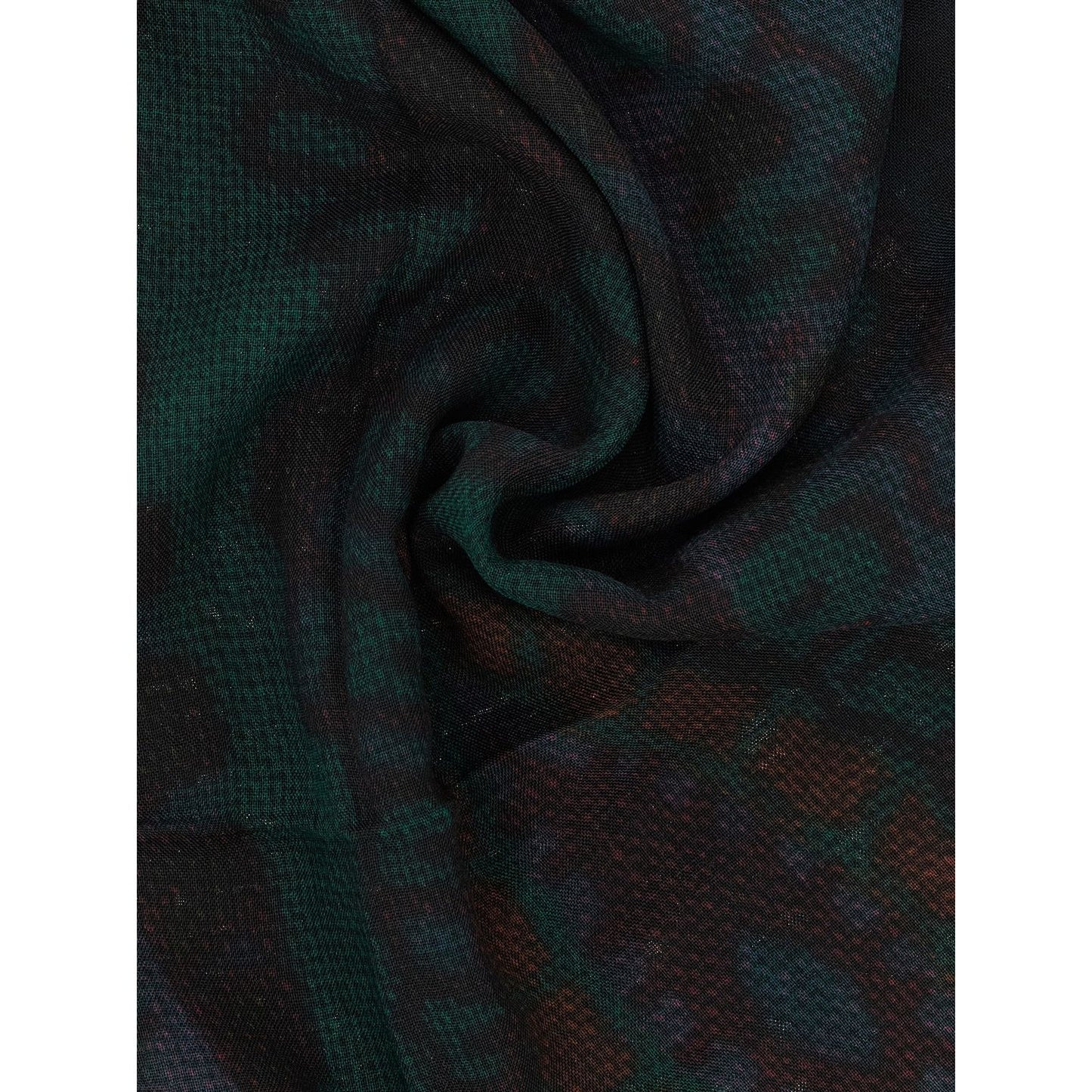 Dries Van Noten Bicolor Wool Foulard