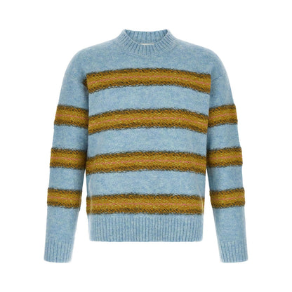 Dries Van Noten Blue Wool Cardigan