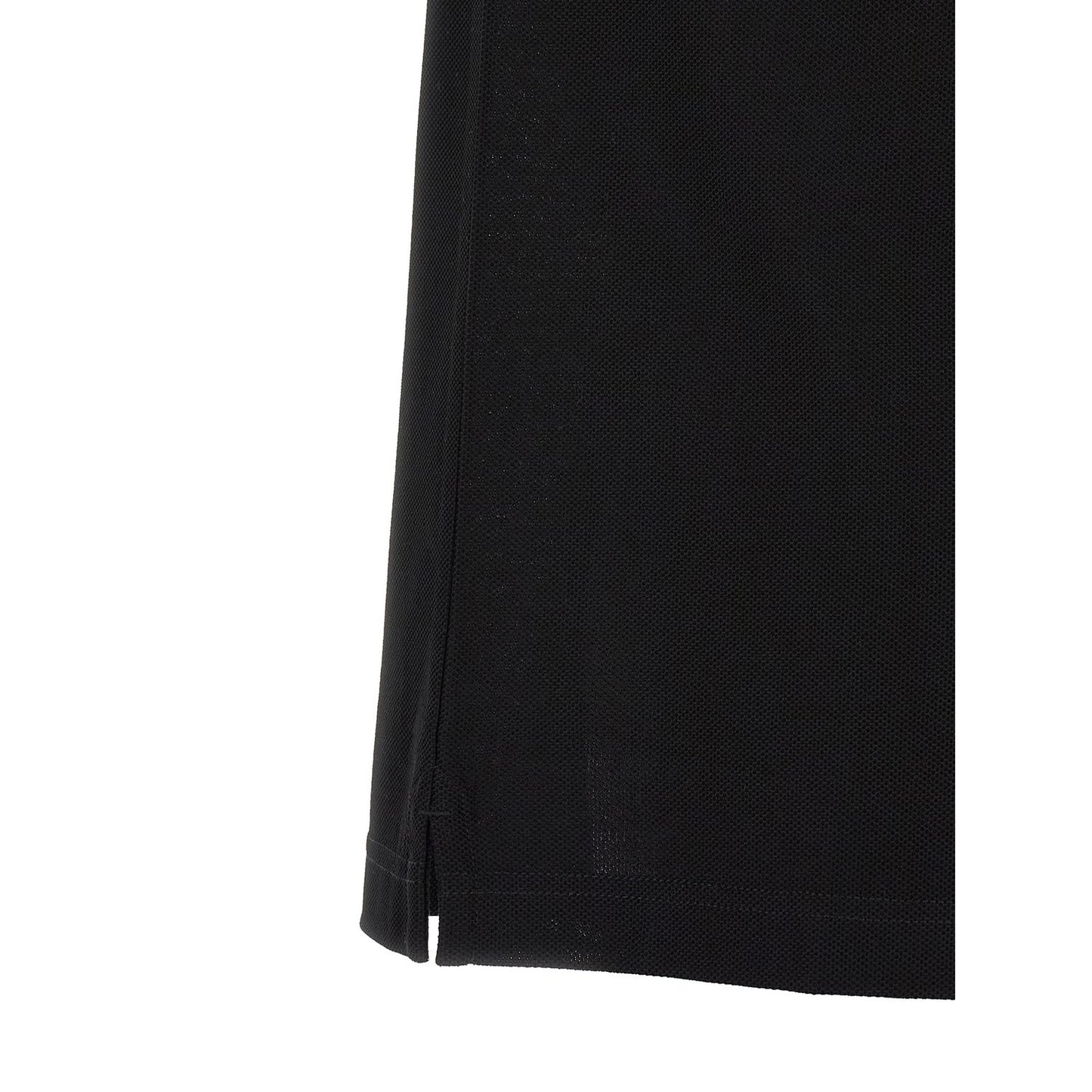 Burberry Black Cotton Polo Shirt