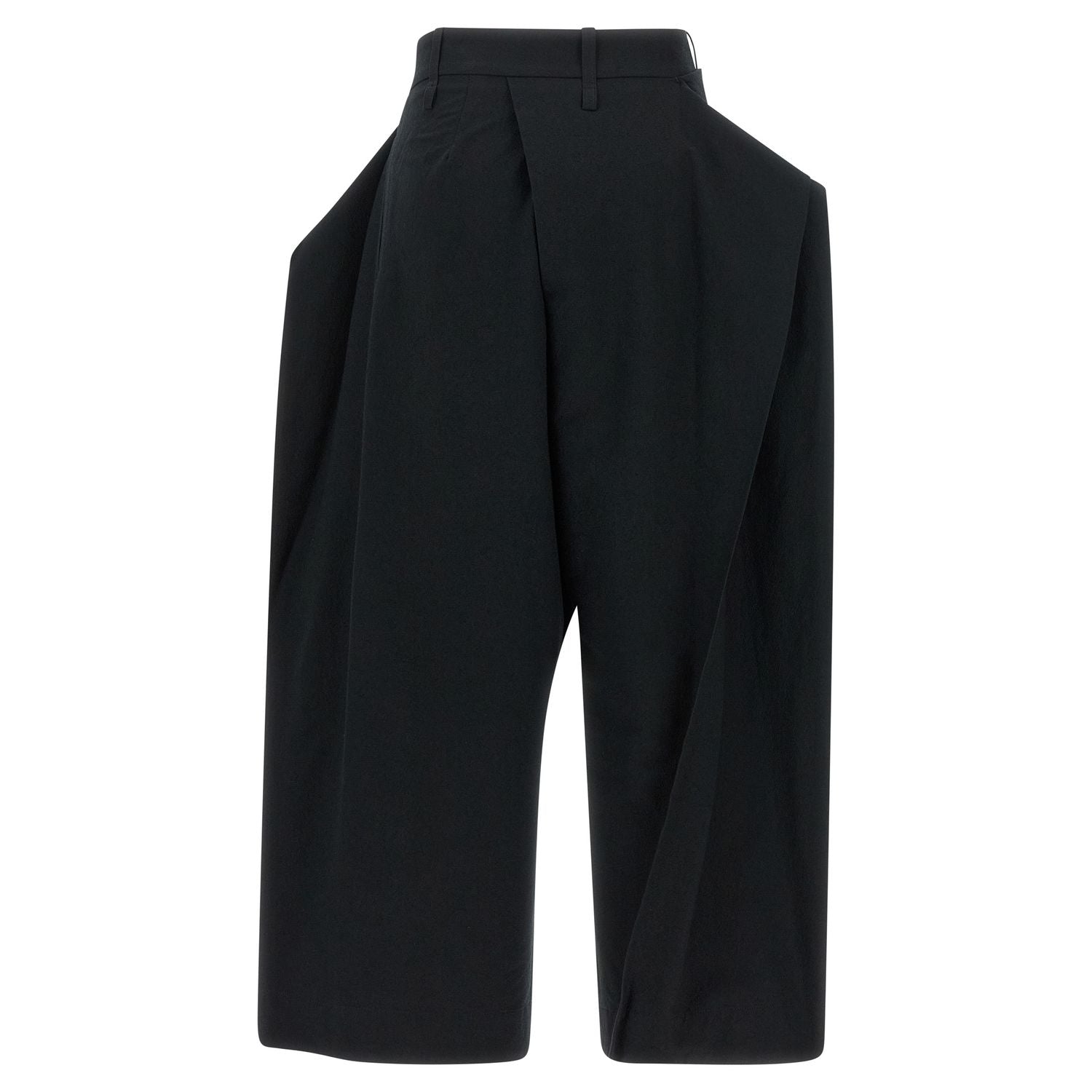 Issey Miyake Black Polyester Casual Pants