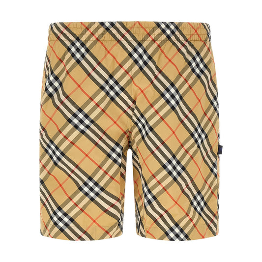 Burberry Beige Polyamide Swim Shorts