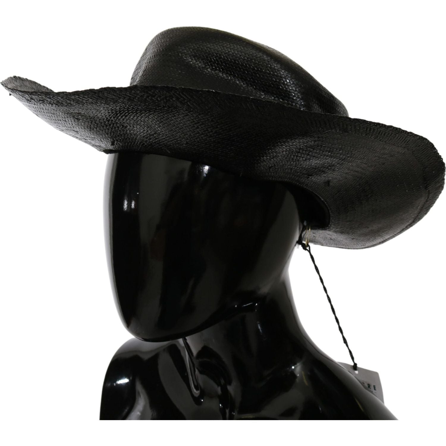 Costume National Black Wide Brim Cowboy Solid Hat
