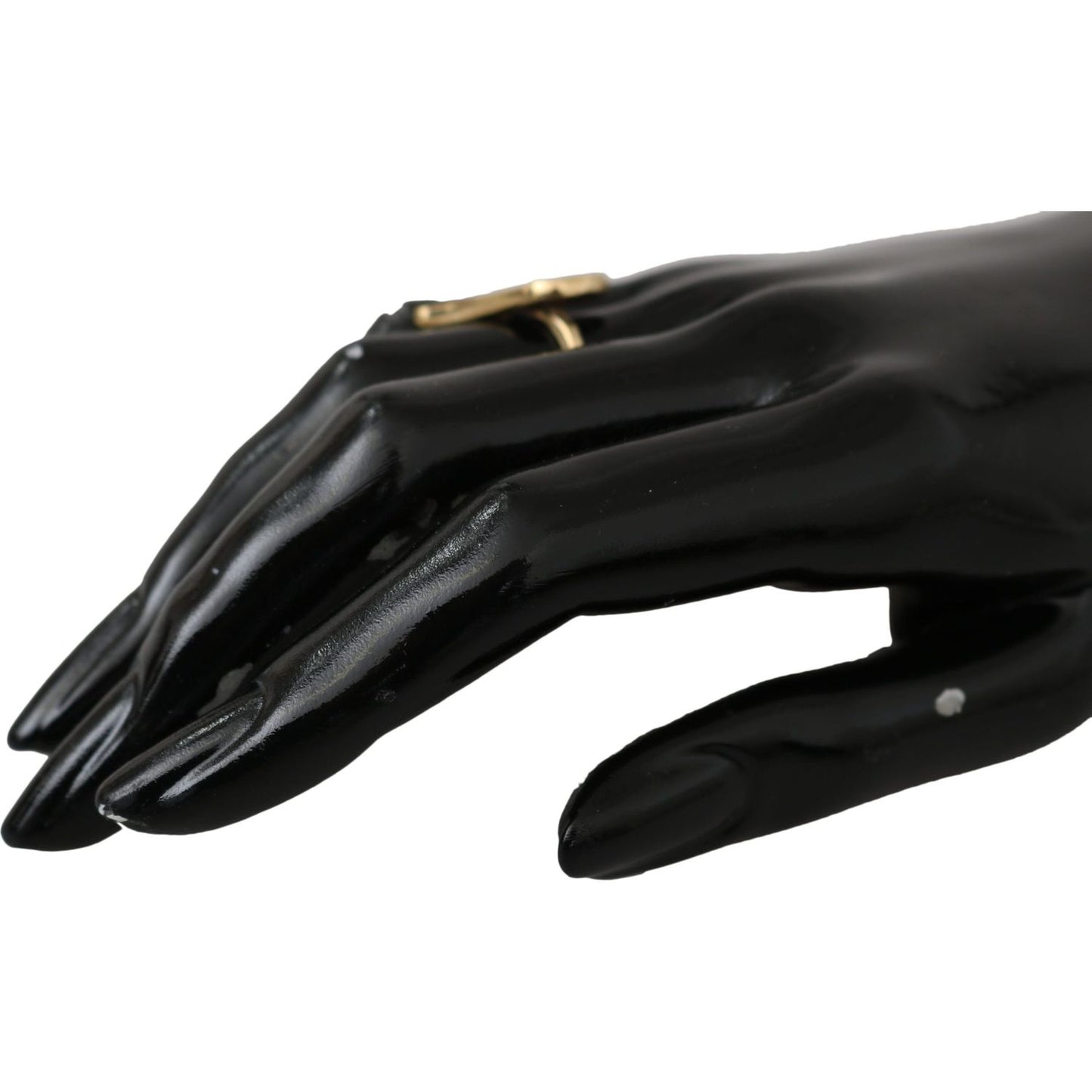 Nialaya Gold Wing Clear CZ 925 Silver Authentic Women Ring