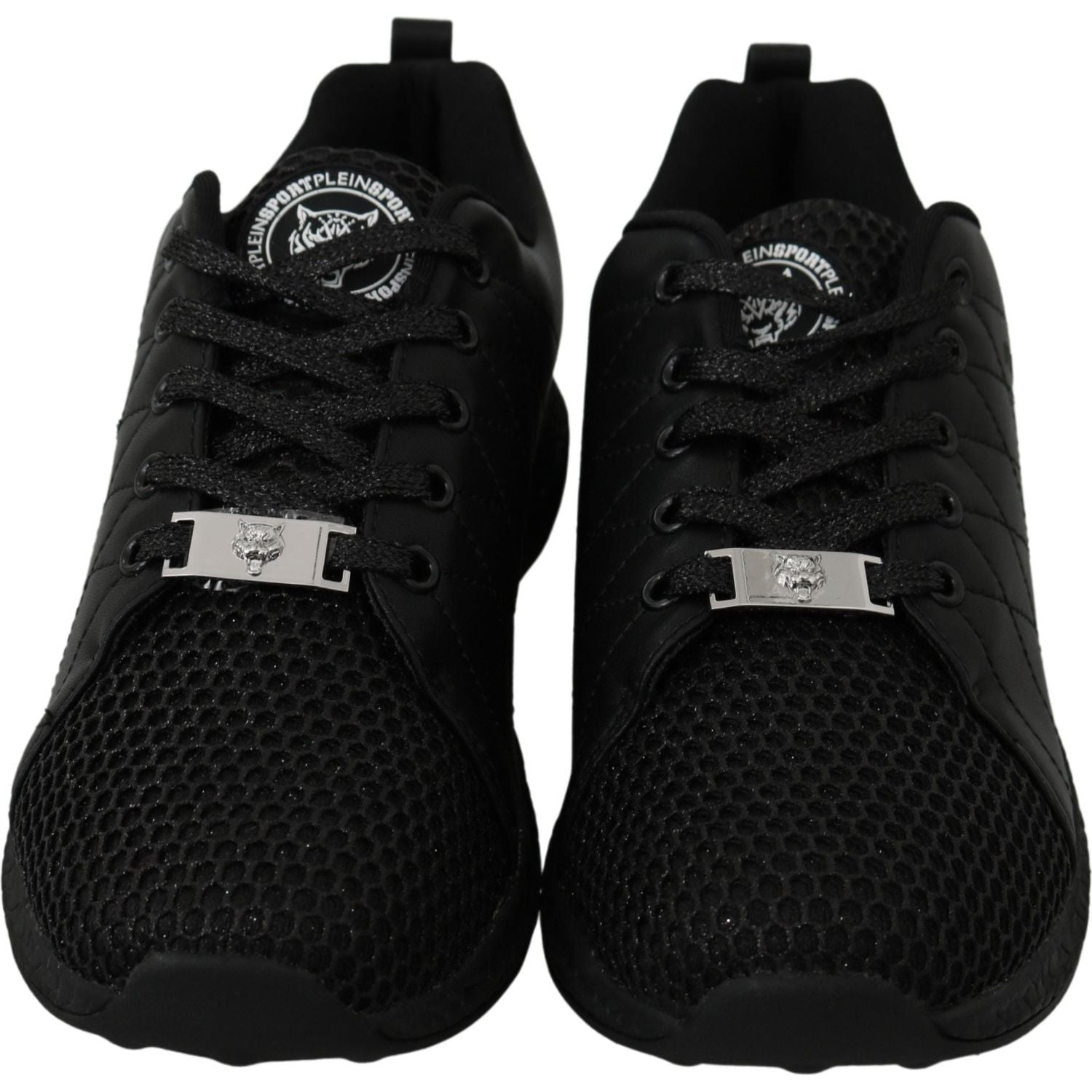 Philipp Plein Black Casual Running Sneakers Shoes