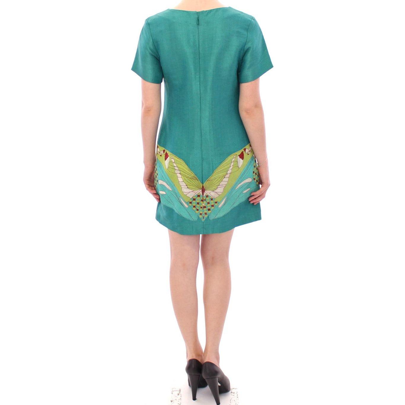 Lanre Da Silva Ajayi Green Above Knee Mini Dress
