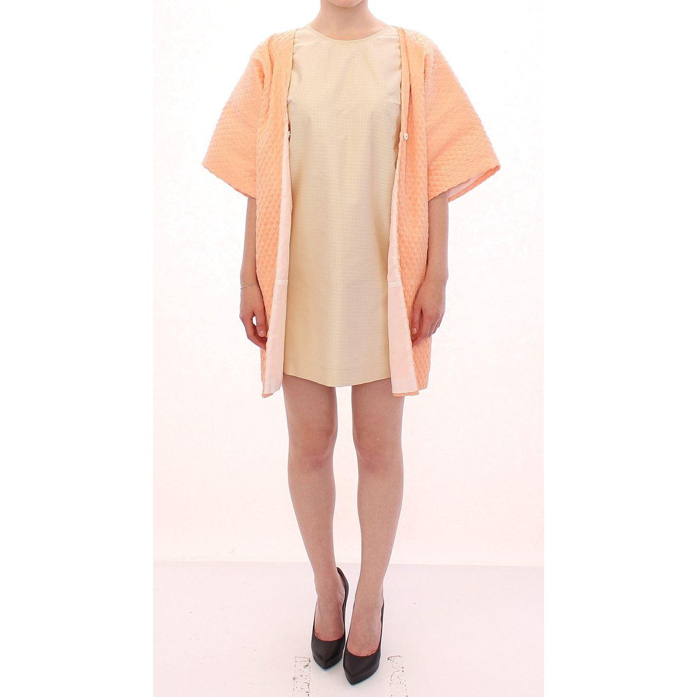 Andrea Incontri Pink Short Sleeves Jacket Coat