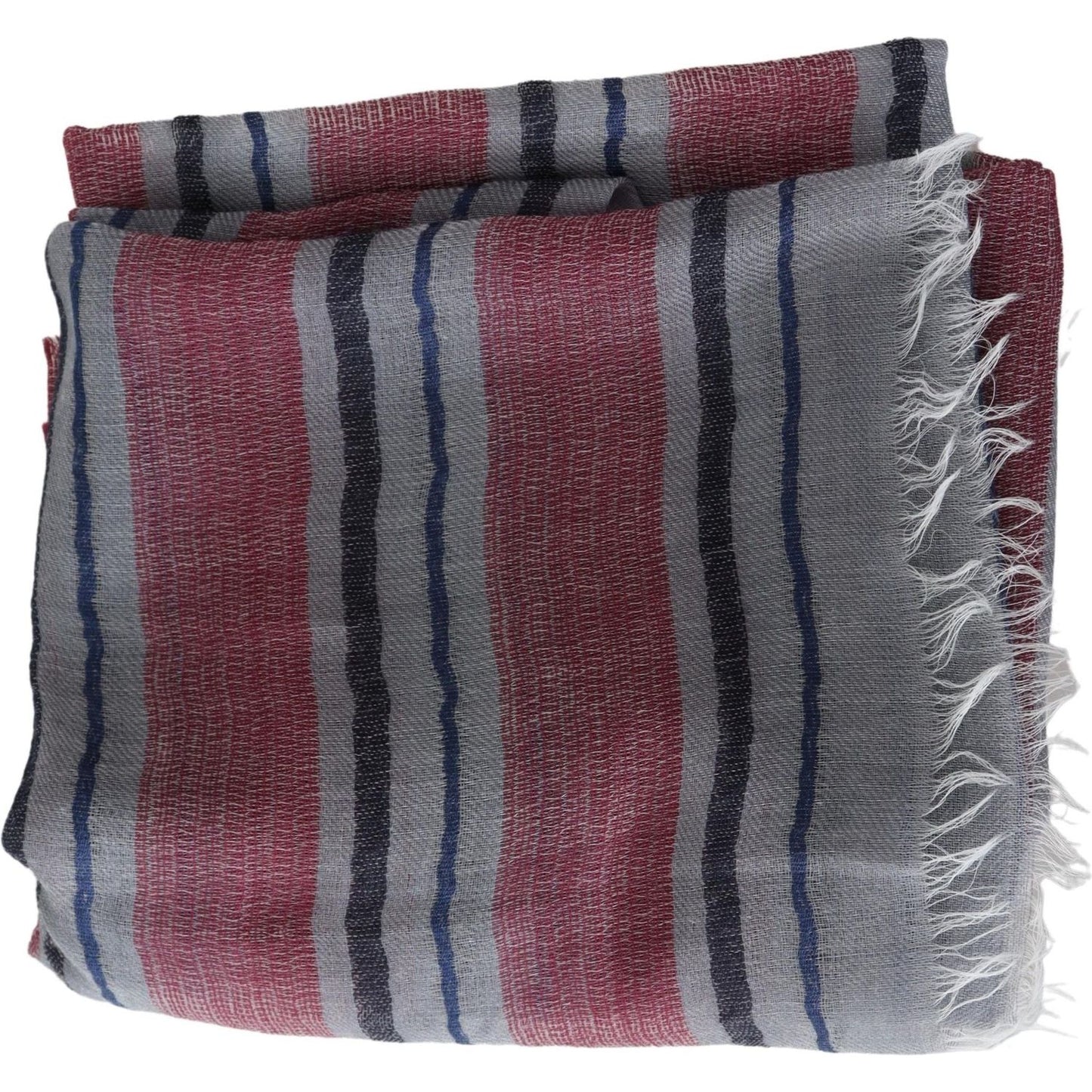 Missoni Multicolor Striped Wool Blend Unisex Neck Wrap Scarf