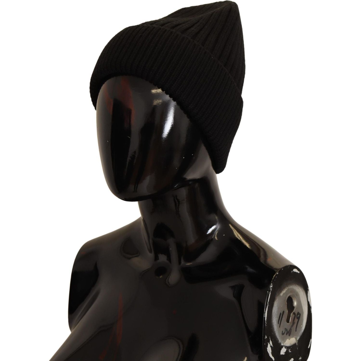 Dolce & Gabbana Black Wool Knit Women Winter Hat