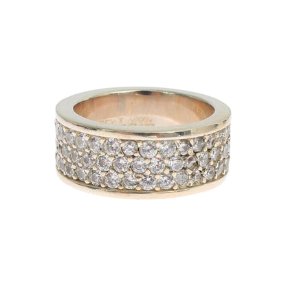 Nialaya Silver Womens CZ 925 Sterling Ring Ring