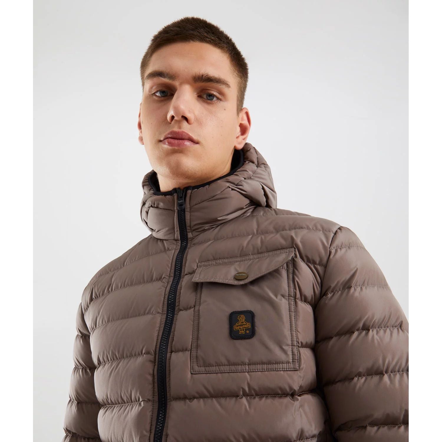 Refrigiwear Beige Nylon Men Jacket