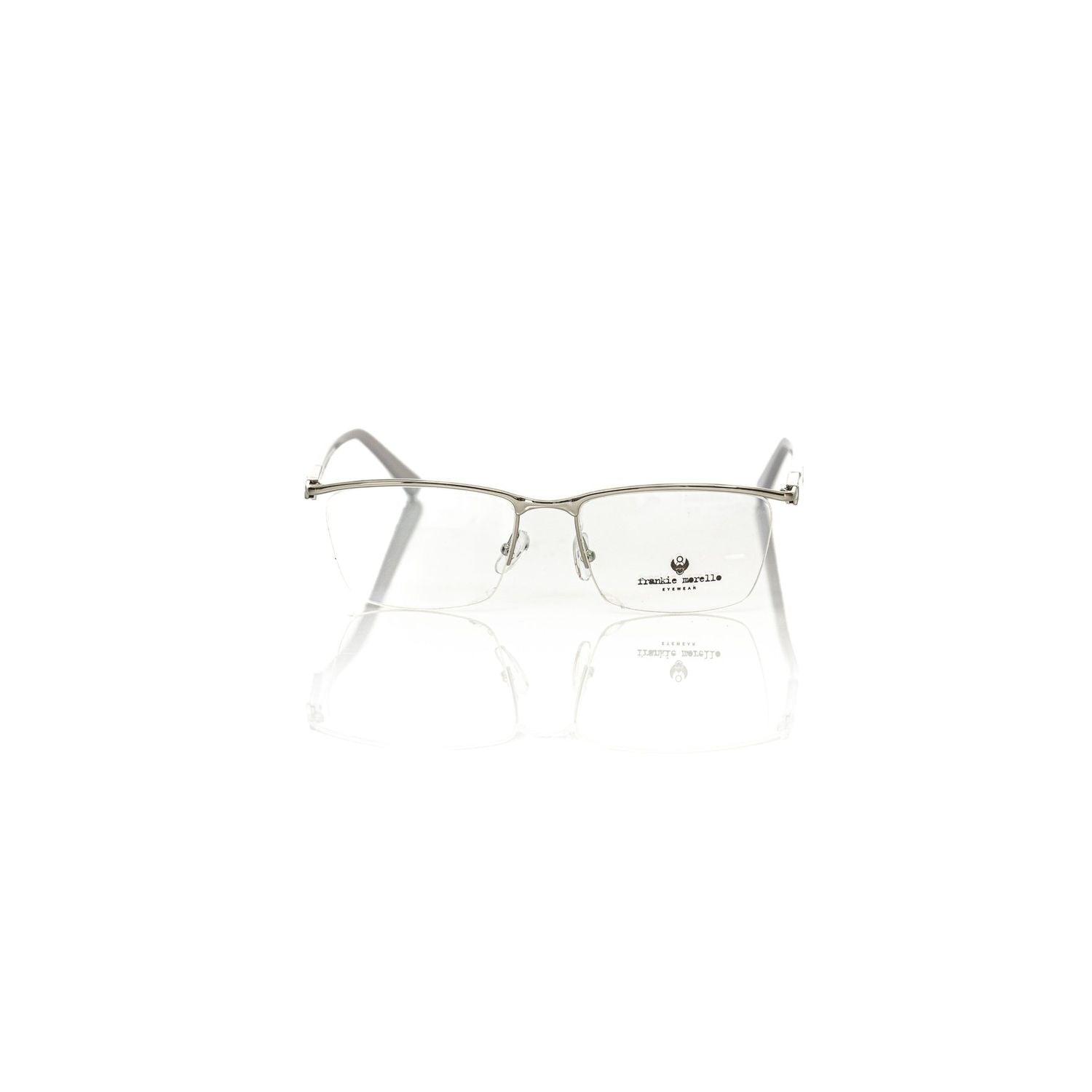 Frankie Morello Silver Metallic Men Frame