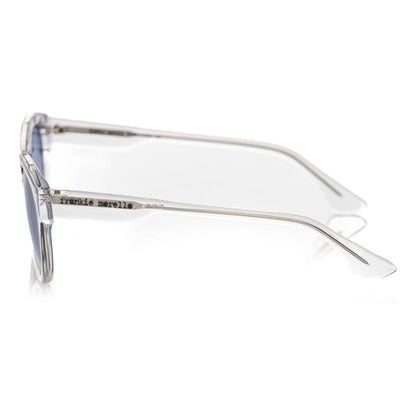 Frankie Morello White Acetate Men's Sunglass