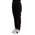 Dolce & Gabbana Black Skinny Slim Denim Cotton Stretch Jeans