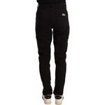 Dolce & Gabbana Black Skinny Slim Denim Cotton Stretch Jeans