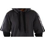 Dolce & Gabbana Gray Black Cotton Hooded #DGMILLENNIALS Sweater
