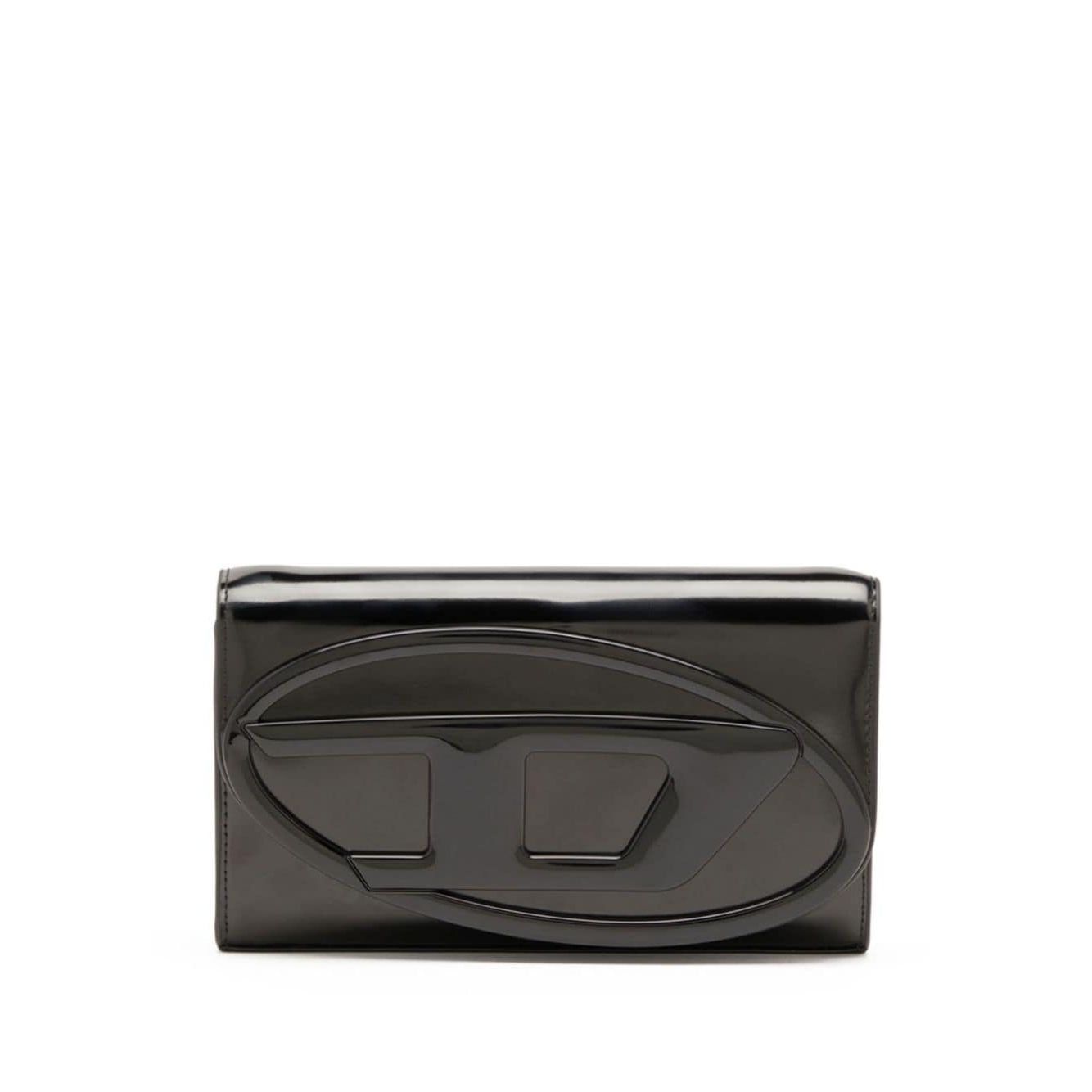 Front view with bag zipped and handles upright.
